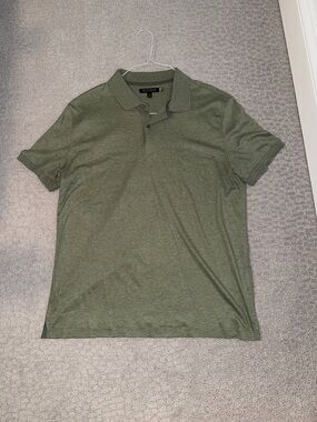 Banana Republic Luxury Touch Performance Olive Green Polo Shirt